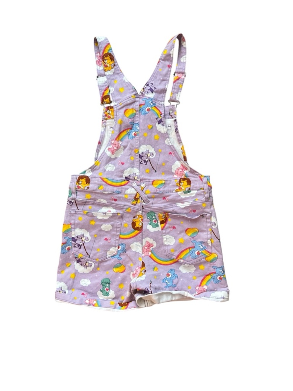 Care Bears Lavender Shortalls SZ SM - Picture 6 of 9